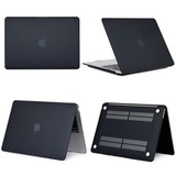 Чехол Hardshell Case для Macbook Pro 13.3" (A1425; A1502) (Черный прозрачный)