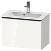 Duravit D-Neo Тумбочка подвесная, Compact 440x610x372, 1 ящик, цвет: белый высокоглянцевый DE426802222