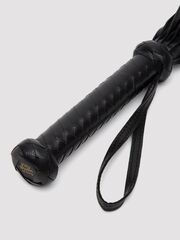 Черный кожаный флоггер Bound to You Faux Leather Flogger - 63,5 см. - 