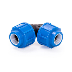 Отвод компрессионный для ПНД труб Lammin, 25 мм