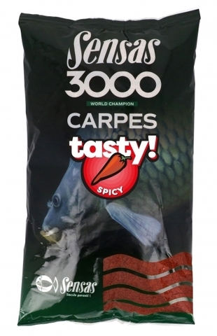 Прикормка Sensas 3000 CARP TASTY Robin Red (Spicy) 1кг