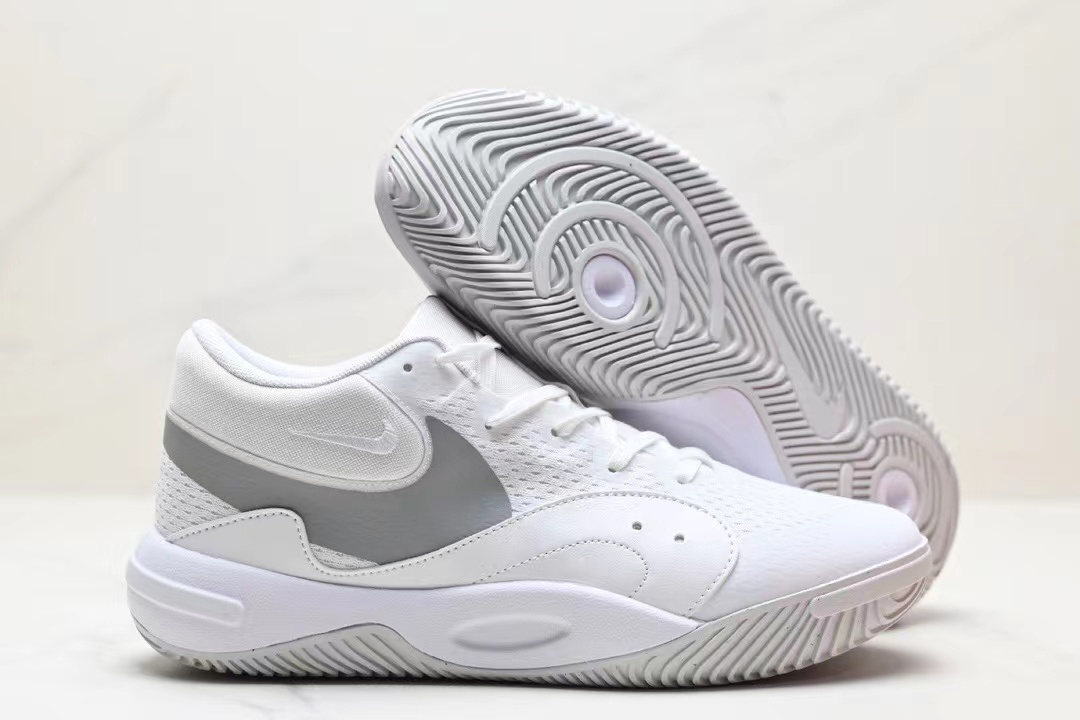 Nike white silver sale