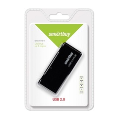 USB-разветвитель SmartBuy SBHA-6110-K 4USB на USB черный