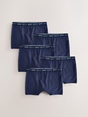 Трусы-шорты для девочки Next AA9-052, 5 шт., Темно-синий