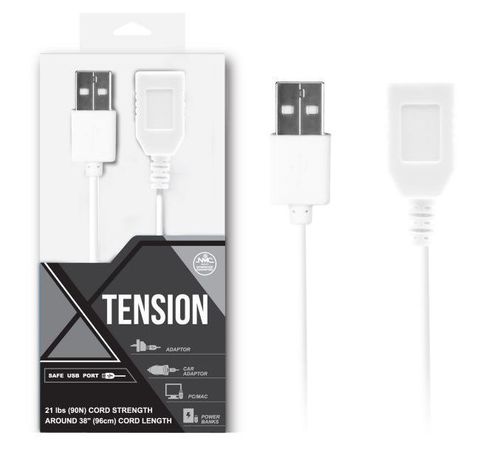 Белый удлинитель USB-провода - 100 см. - NMC FVH039A000-009