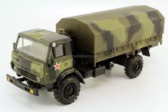 KAMAZ-4326 2-axle with awning camouflage Elecon 1:43 used