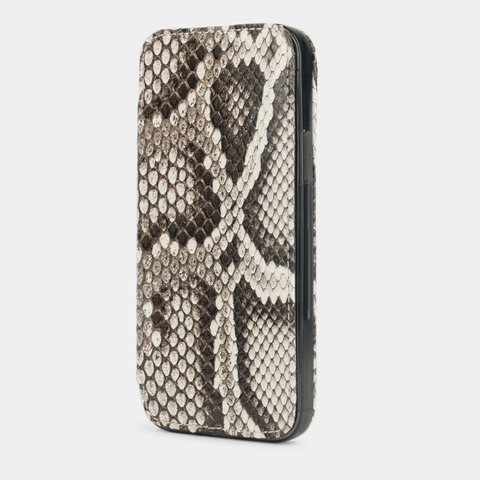 Чехол Benoit для iPhone 12 Pro Max из натуральной кожи питона, цвета Natur