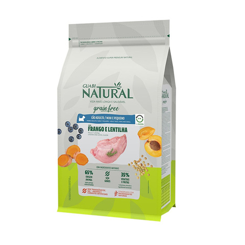 Guabi Natural Dog Grain Free 1 кг ЦЫПЛЁНОК+ЧЕЧЕВИЦА для собак мелких пород Гуаби ИЮЛЬ 2024