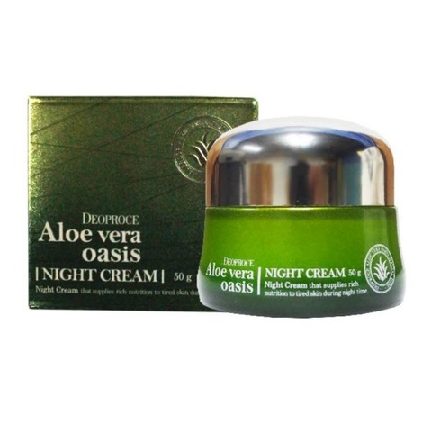 Deoproce aloe vera oasis night cream 50мл