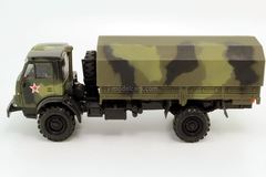 KAMAZ-4326 2-axle with awning camouflage Elecon 1:43 used