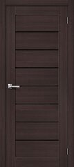 Дверь Браво-22 / Цвет Wenge Melinga / Стекло Black Star / Двери Браво