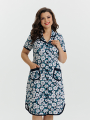 4572 Халат на пуговицах