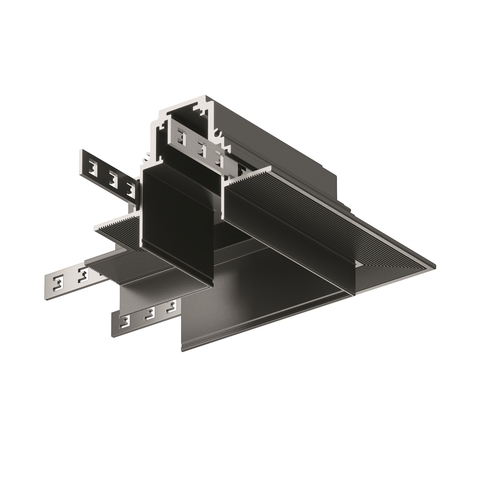 Угловой коннектор  для встраиваемого магнитного шинопровода Maytoni Technical TRA004CL-22B черный