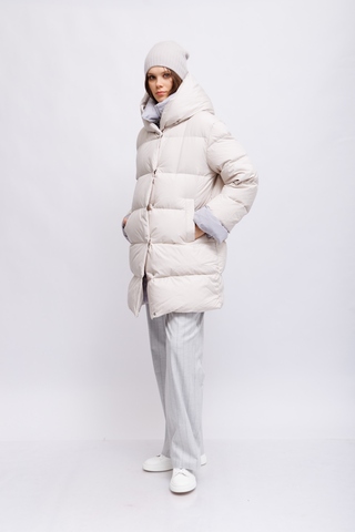 Bulmer Пуховик с капюшоном и контрастной манишкой