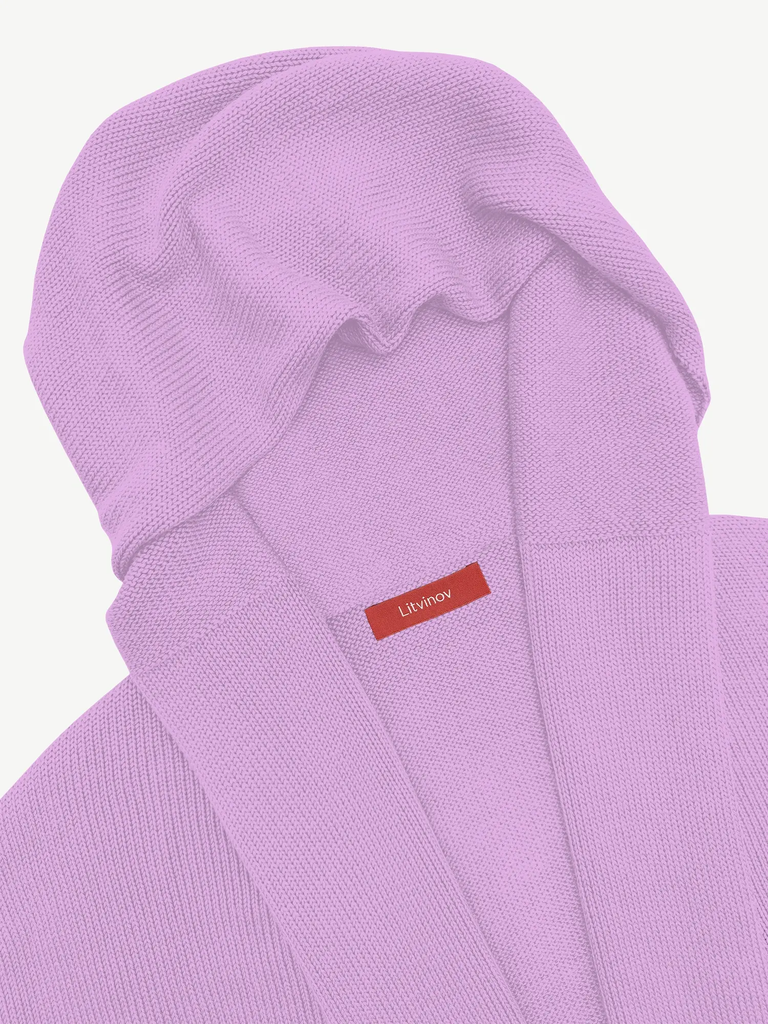 Кардиган с капюшоном из шелка