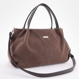 Сумка Саломея 334 эко-замша шоколад