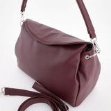 Сумка Саломея 503 гладкий бордо