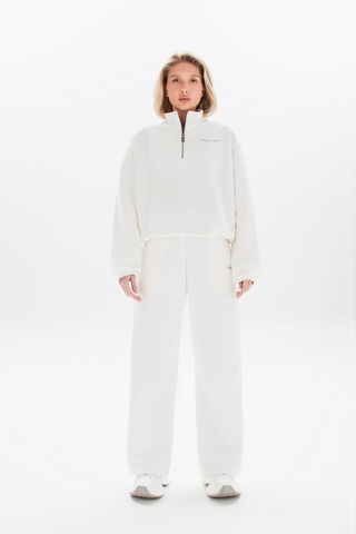 Свитшот ZIPPER WARM CREAM