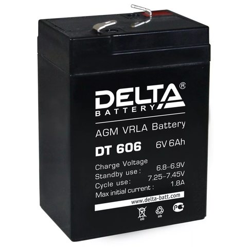 Аккумуляторная батарея Delta DT 606