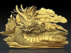 Силиконовый молд № 0215 Дракон