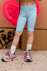 027_БК25 Велосипедки д/д, голубой