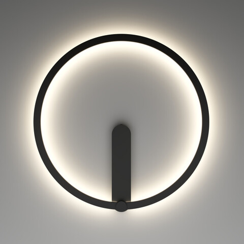 Настенный светодиодный светильник Denkirs Round DK5035-BK