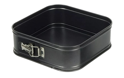 Металлическая КВАДРАТНАЯ форма для выпечки разъемные с дном 26 см