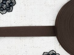 Косая бейка, ш. 2 см, тёмно-коричневый