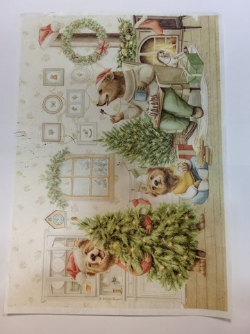 декупажная карта А4 