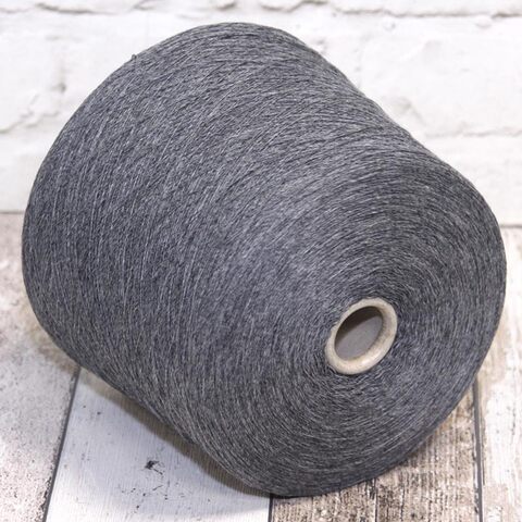 Меринос с кашемиром (10%) LANECARDATE VELA 1/16 серый меланж