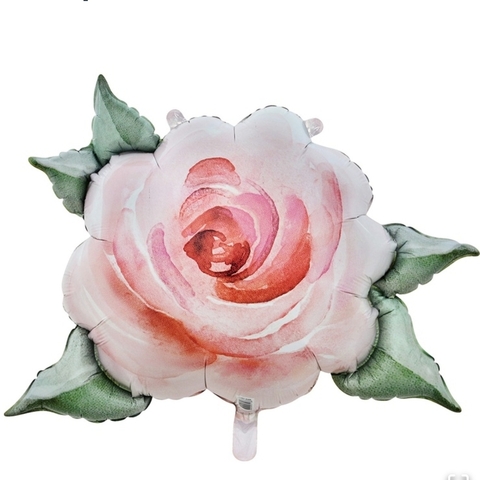 Шар фигура роза акварель, 82 см