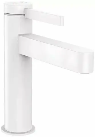Смеситель для раковины с донным клапаном, белый Hansgrohe Finoris 76020700