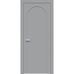 Купить Межкомнатная дверь эмаль Венеция серая глухая