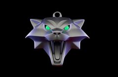 Силиконовый молд Голова ведьмака средняя