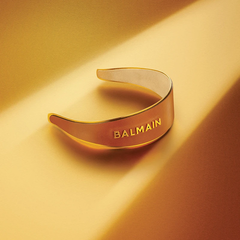 Balmain Hair Couture Заколка-ободок кожаный коричневый "Путь к тайне" Limited Edition Leather Headband C2 26