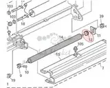 Шестерня прижимного вала Ricoh B0654211