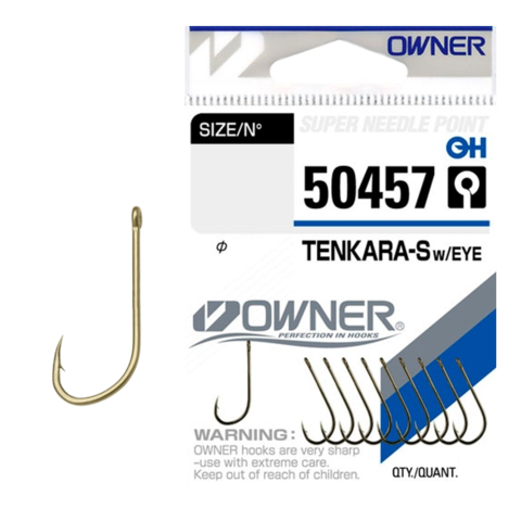 50457 № 10 Крючки OWNER TENKARA-S with ring / продажа от 5 уп.