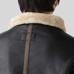 Куртка Alpha Industries Faux Leather B-3 Mod Jacket Espresso (Коричневый)