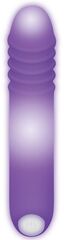 Фиолетовый светящийся G-стимулятор The G-Rave - 15,1 см. - 