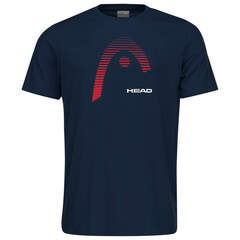 Детская теннисная футболка Head Club Carl T-shirt JR - dark blue