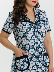 4572 Халат на пуговицах