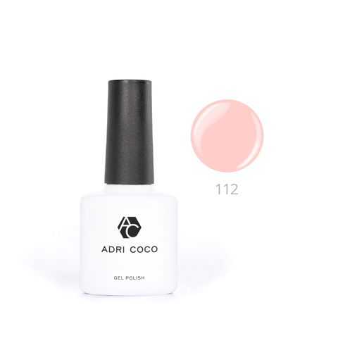 Цветной гель-лак ADRICOCO №112 розовое облако (8 мл.)