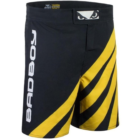 Шорты для MMA Bad Boy Training Series Impact Shorts Black/Yellow