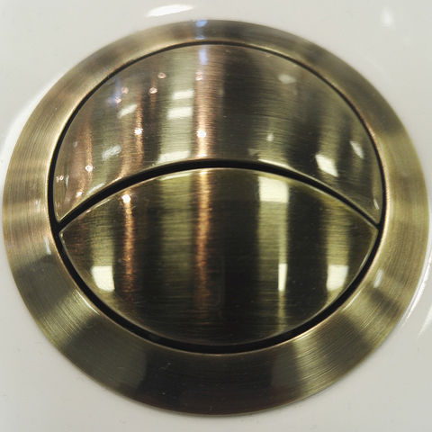 BelBagno CZR-BTN-BRONZE Кнопка арматуры бачка, Бронза