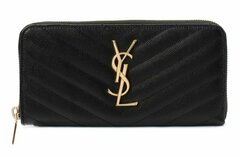 Кожаное портмоне Saint Laurent Monogram