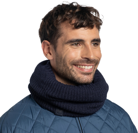 Картинка шарф-труба Buff Neckwarmer Knitted Polar Rutger Midnight - 3