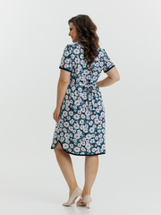 4572 Халат на пуговицах