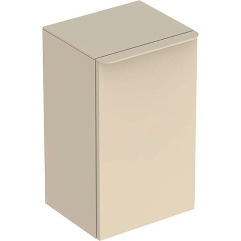 Шкафчик Geberit Smyle Square с одной дверцей: B=36см, H=60см, T=32.6см, Песчаный глянец / Высокоглянцевое покрытие