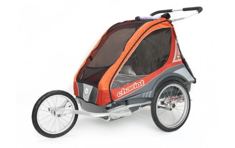 Картинка коляска Thule Chariot Corsaire2 абрикосовая  - 1