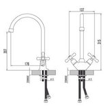 Смеситель для кухни LEMARK STANDARD LM2105C